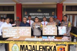 Polisi Majalengka Tangkap Tersangka Pencetak dan Pengedar Uang Palsu