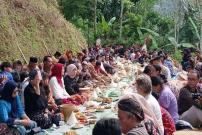 Masyarakat Getas Kaloran, Temanggung, Jawa Tengah, Gelar Tradisi Nyadran Perdamaian 