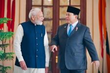 Prabowo Gelar Pertemuan Bilateral dengan PM Modi di Hyderabad House