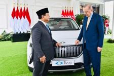 Erdogan Beri Hadiah Persahabatan pada Prabowo Sebuah Mobil Listrik Togg T10X 