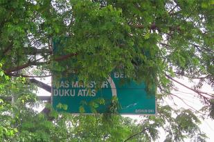 Papan Penunjuk Jalan yang Terhalang