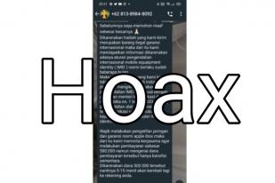 Hoaks Aktifkan IMEI Ponsel dapat Hadiah Rp500.000