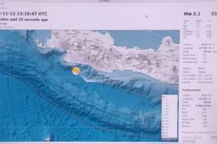 Gempa 5,3 Magnitudo Terjadi di Selatan Garut