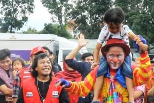 Koplak PMI Memotivasi Warga dan Anak Korban Gempa Cianjur