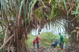 Shelter28 Perbaiki Jalur Pendakian Bukit Kaba Rejang Lebong