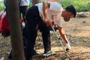 Ratusan Anak Aksi Bersih Pilah Sampah di Waduk Cincin Jakarta