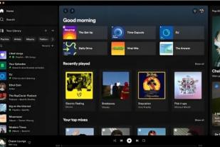 Spotify versi Desktop Tampilkan Desain Baru Antarmuka