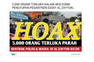 Hoaks Demo Al-Zaytun Memakan Korban 5.000 Orang