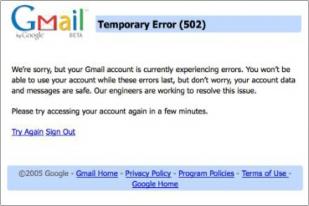 Gmail Terganggu, Penyebabnya Tidak Diketahui