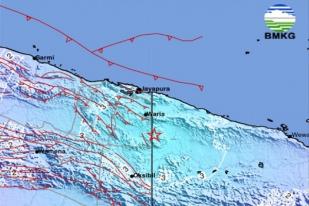 Gempa Bumi Berkekuatan 5,3 Guncang Jayapura, Papua