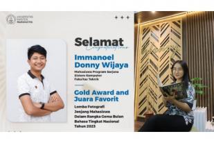 Immanoel, Mahasiswa UK Maranatha Juara I Kompetisi Gema Bulan Bahasa