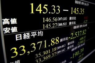 Indeks Nikkei Jepang Terburuk Dalam Beberapa Dekade, Pasar Terguncang Risiko Ekonomi AS