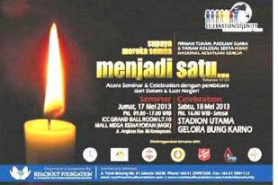 Celebration of Unity Momen Persatuan Gereja Indonesia