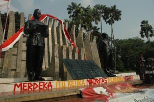 GKI Yasmin dan HKBP Filadelfia Rayakan HUT RI di Tugu Proklamasi