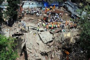 Bangunan 4 Lantai Runtuh di Mumbai, Enam Meninggal