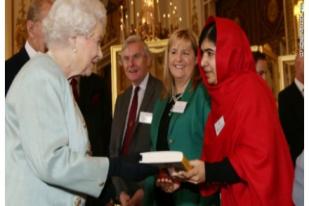 Malala Bertemu Ratu Inggris di Istana Buckingham 