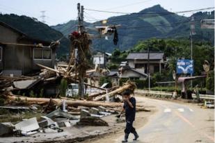 Banjir dan Tanah Longsor di Jepang, 58 Orang Tewas