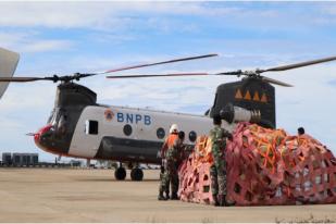 Bantuan bagi Korban Gempa Sulbar di Daerah Terisolasi Dikirim dengan Helikopter