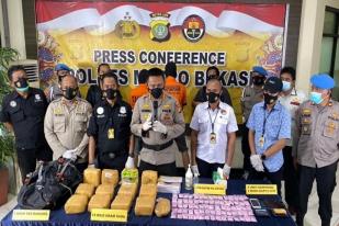 Polres Metro Bekasi Ungkap Jaringan Narkotika Lintas Negara