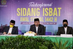 Menag: 1 Syawal Jatuh pada Hari Kamis, 13 Mei