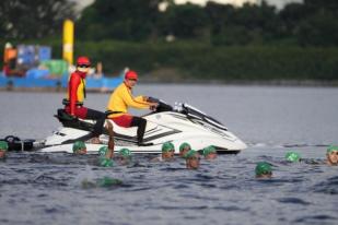 Olimpiade: Salah Start di Triatlon