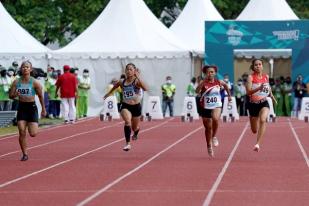 Sprinter Tyas Murtininghsih Catat Rekor PON Lari 100 Meter