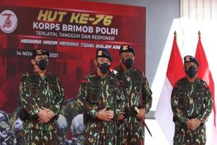 Kapolri: Komandan Korps Brimob Naik Jadi Bintang Tiga