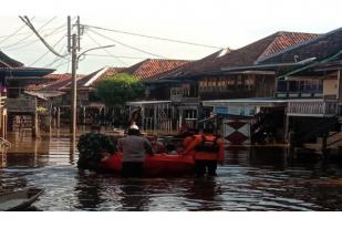 Sungai Batang Hari Meluap, Banjiri Pemukiman di Musi Banyuasin