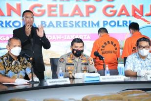 Polisi Tangkap Empat Orang, Sita 224,4 Kg Ganja dari Aceh