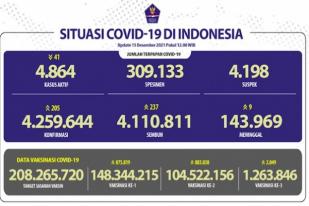 COVID-19 Indonesia: Kasus Baru: 205