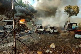 Militer Myanmar Bunuh dan Bakar 30 Orang