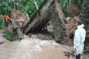 Banjir Rusak Satu Jembatan di Pahuwato, Gorontalo