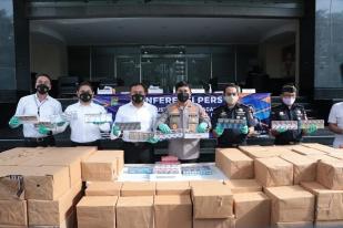 Polisi Tangkap Dua Tersangka Perdagangan Rokok Ilegal