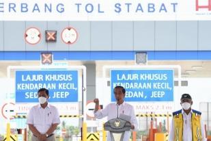 Jokowi Resmikan Jalan Tol Binjai – Langsa di Sumatera Utara