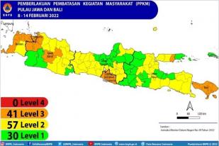 41 Kabupaten dan Kota di Jawa – Bali Berlakukan PPKM Level 3