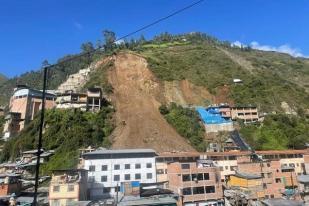 Peru: Tanah Longsor di Pegunungan Andes, Puluhan Rumah Tertimbun