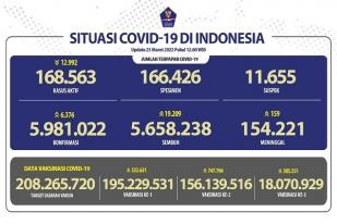 COVID-19 Indonesia, Kasus Baru: 6.376