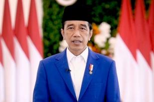 Jokowi Ajak Muslim  Meningkatkan Iman dan Ketakwaan