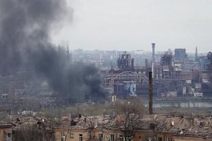 Rusia Bombardir Pabrik Baja Azovtal, 101 Warga Sipil Ukraina Dievakuasi