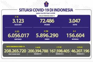 COVID-19 Indonesia, Kasus Baru: 372