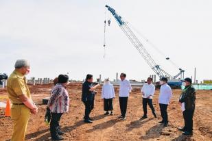 Jokowi Tinjau Pembangunan Kawasan Industri Terpadu Batang