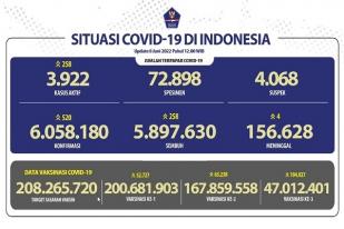 COVID-19 Indonesia, Kasus Baru: 520
