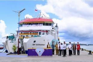 Di Wakatobi, Jokowi Resmikan Tiga Pelabukan dan Satu Kapal Motor Penumpang