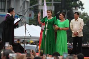 Sara Duterte Mengucapkan Sumpah sebagai Wakil Presiden Filipina