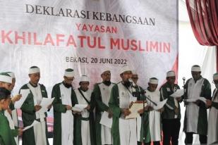 Anggota Khilafatul Muslimin Bekasi Deklarasi Kebangsaan