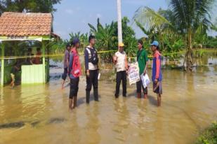 Banjir Melanda Lima Desa di Gresik Akibat Tanggul Waduk Wotan Jebol