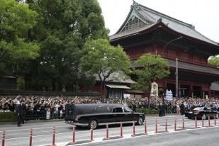 Jenazah Shinzo Abe Dikremasi di Kuil Zajoji Tokyo