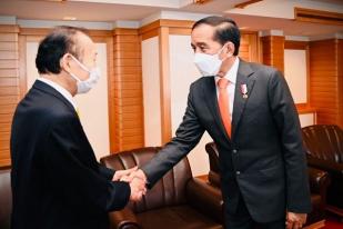 Jokowi Terima Kunjungan Ketua Japan-Indonesia Parliamentary Friendship League