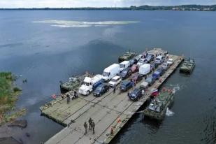 Ukraina Serang Jembatan, Pasukan Rusia Menghadapi Kesulitan