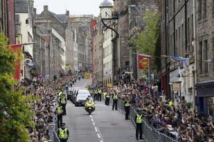 Jenazah Ratu Elizabeth Tiba di Edinburgh